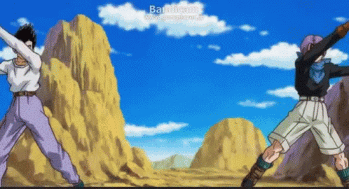 One Of The Fusions In Dbz Gotenks GIF