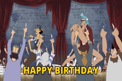 One Piece Happy Birthday GIF