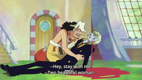 One Piece Sanji And Usopp GIF