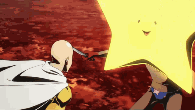One Punch Man Star GIF