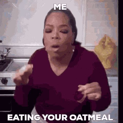 Oprah Winfrey Oatmeal GIF