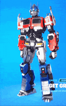 Optimus Prime Griddy GIF