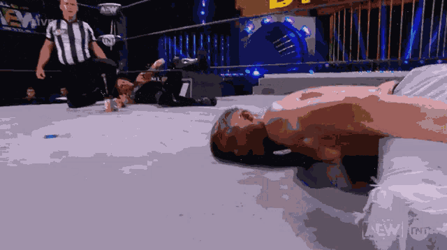 Orange Cassidy Knocked Out GIF