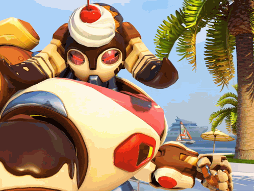 Orisa Ice Cream GIF
