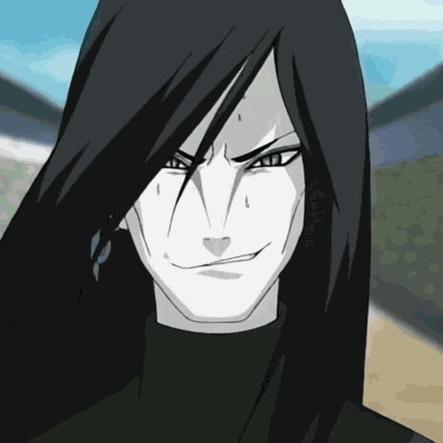 Orochimaru Roblox Smirk Face GIF