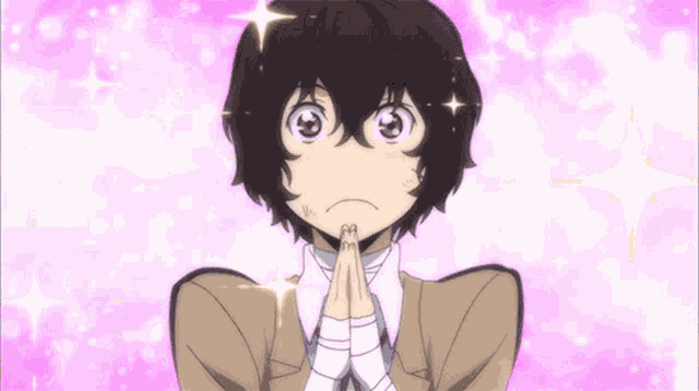 Osamu Dazai Pray GIF