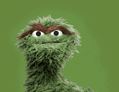 Oscar The Grouch Good Grief GIF