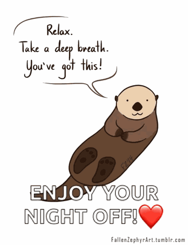 Otter Relax GIF