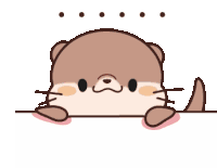 Otter Surprise Sticker
