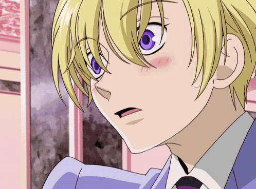 Ouran Host Club Blush GIF