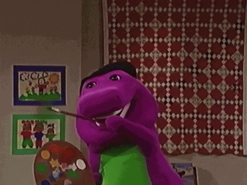 Ourfriendbarney Barney The Dinosaur GIF