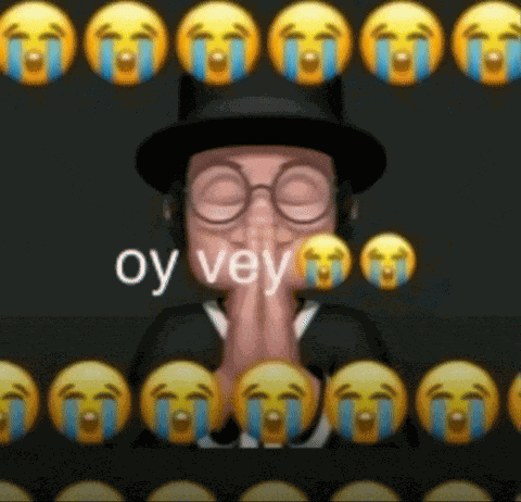 Oy Vey Cry Exquisiteethan GIF