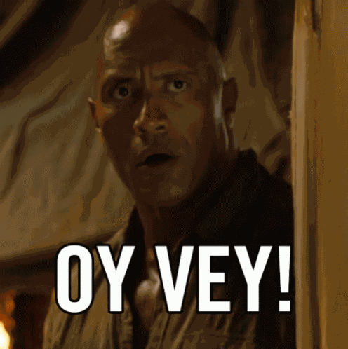 Oy Vey Dwayne Johnson GIF