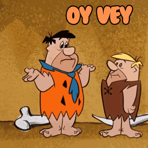 Oy Vey Flintstones GIF