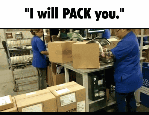 Packing Packers GIF