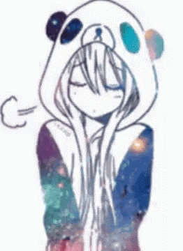 Panda Galaxy GIF