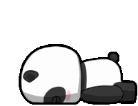 Panda Slide Sticker