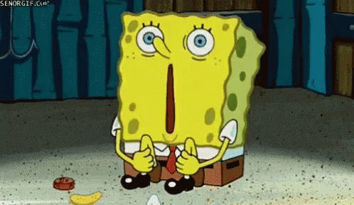 Panic Spongebob GIF
