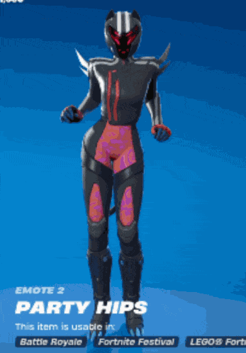 Panther Fortnite Party Hips GIF