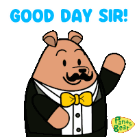 Pants Bear Sir Sticker