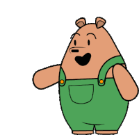 Pantsbear Goodjob Sticker