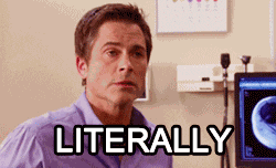 Parks And Rec Literally GIF