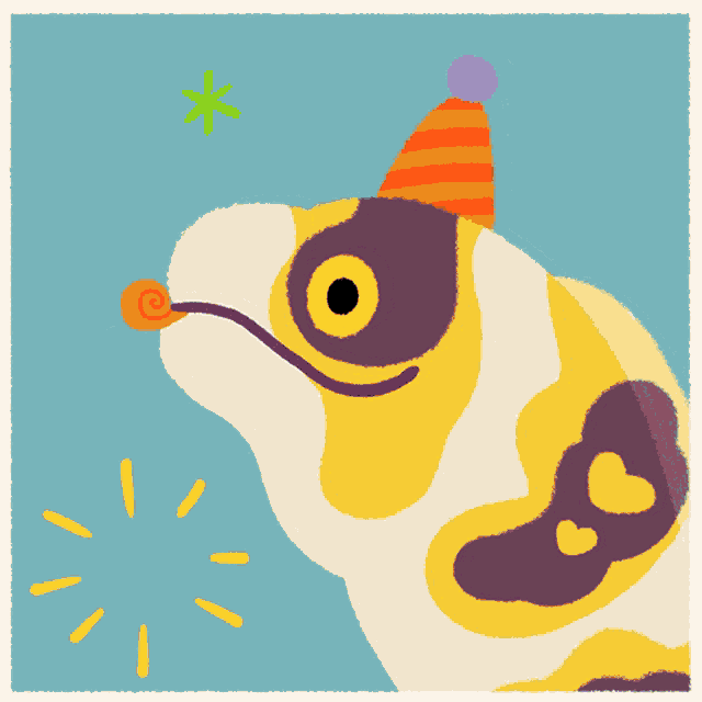 Party Horn Party Hat GIF