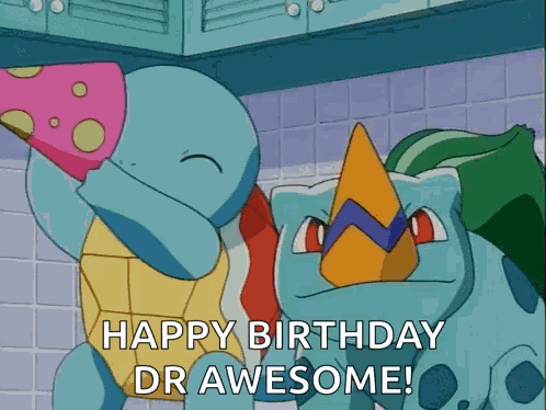 Party Squirtle GIF