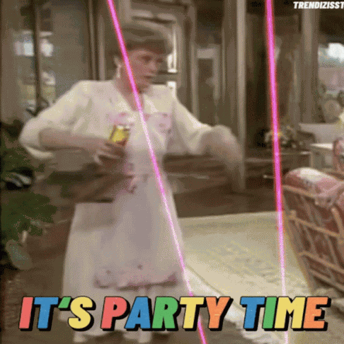 Party Time Golden Girls GIF