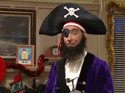 Patchy The Pirate Spongebob GIF