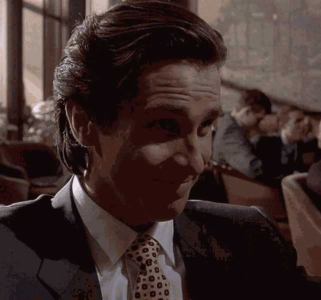 Patrick Bateman American Psycho GIF