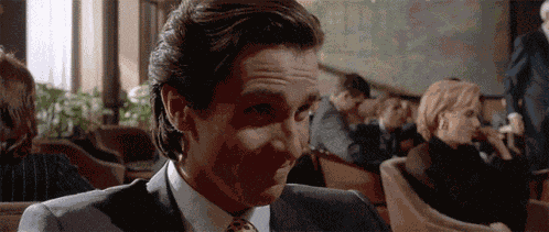 Patrick Bateman Patrick Bateman Laugh GIF