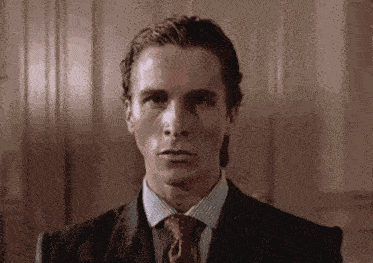 Patrick Bateman Patrick Bateman Staring GIF