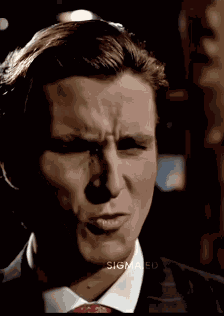 Patrick Bateman Sigma GIF