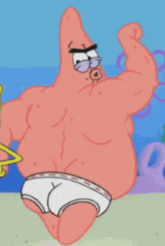 Patrick Star Posing GIF
