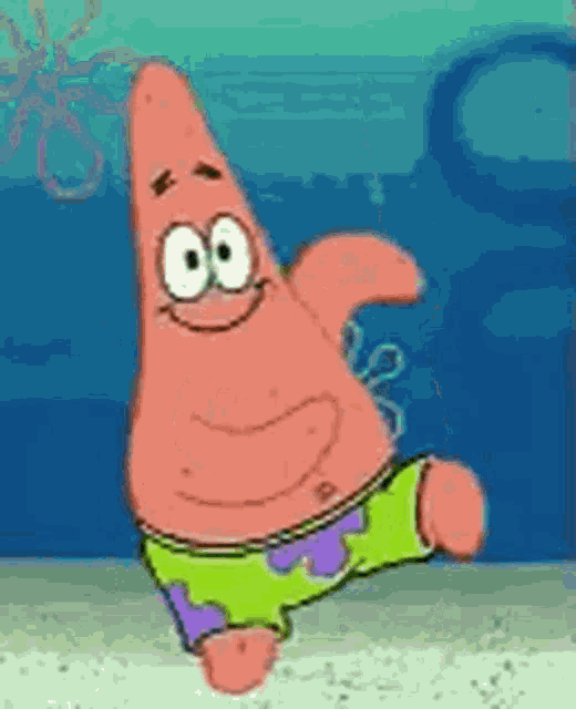 Patrick Star Starfish GIF