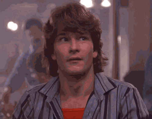 Patrick Swayze Chomp Chomp GIF