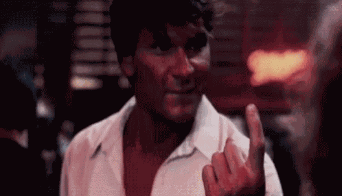 Patrick Swayze Come Here GIF