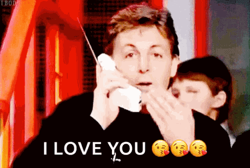 Paul Mccartney Kiss GIF