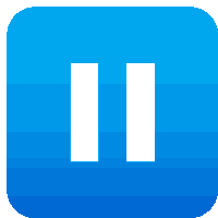 Pause Button Symbols Sticker