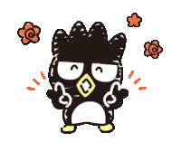 Peace Badtz Maru Sticker