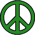 Peace Hipp Sticker