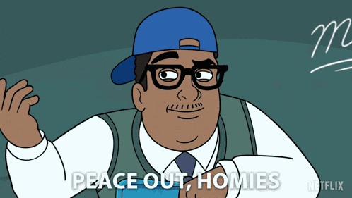 Peace Out Homies Simon Prioleau GIF