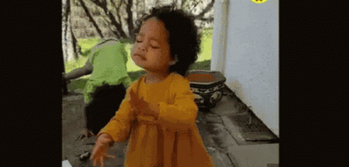 Peaceful Little Girl GIF