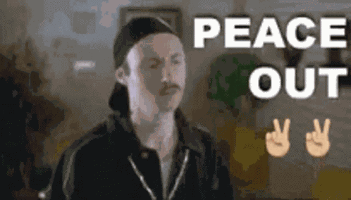 Peaceout Peace Out Dude GIF