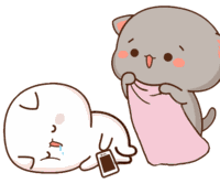 Peach And Goma Goma Sticker
