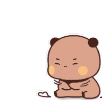Peach Goma Sticker