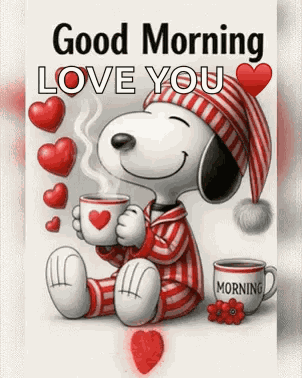 Peanuts Good Morning GIF