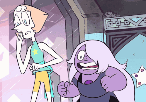 Pearl Steven Universe Amethyst Steven Universe GIF