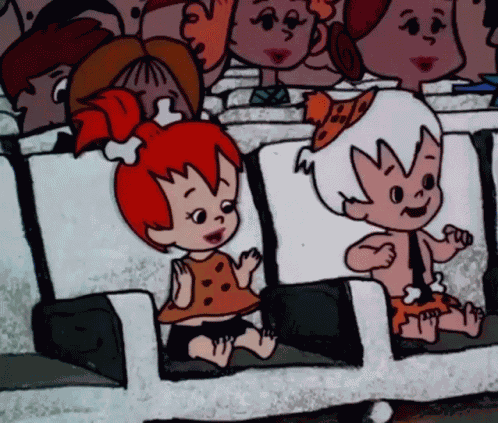 Pebbles Flintstone Bamm Bamm Rubble GIF